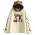 Women Sweatshirt Casual Print Long Sleeve Splice Dinosaur hoodies Sweatshirt Tops ropa mujer